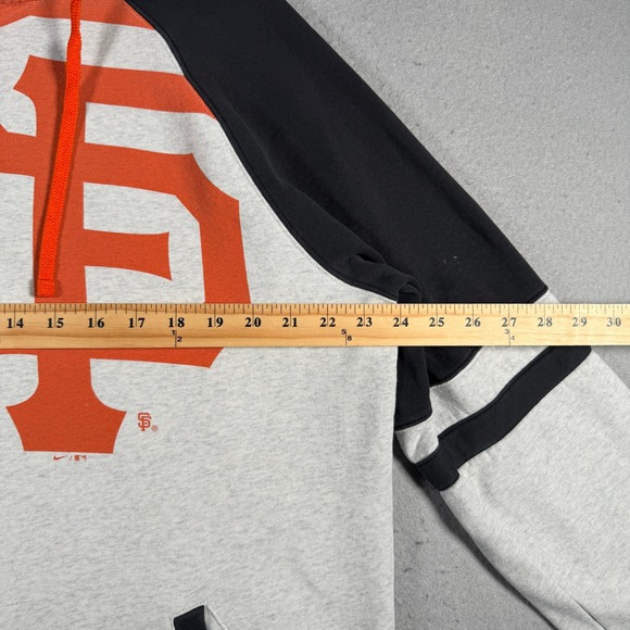 Nike San Francisco Giants Baseball MLB Full Zip Hoodie Jacket Mens XL Black - Picture 8 of 14
